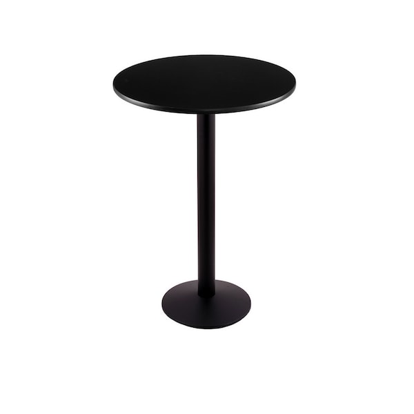 42" 214 Black Table, 24" dia. Top